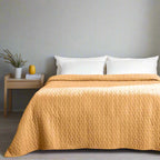 Μονόχρωμο Κουβερλί Chenille Πειραϊκή Πατραϊκή 230X250 / Pumpkin